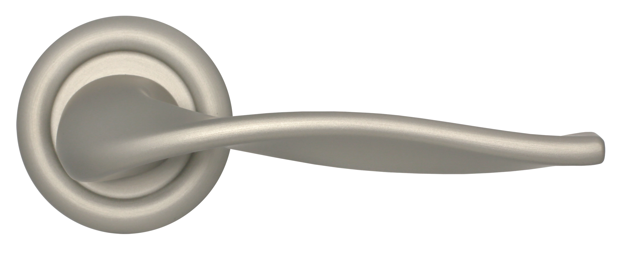 Ручка дверная SKYSCRAPER R7 SMI на круглой розетке, цвет Весенняя дымка/Spring Mist фото купить в Туле