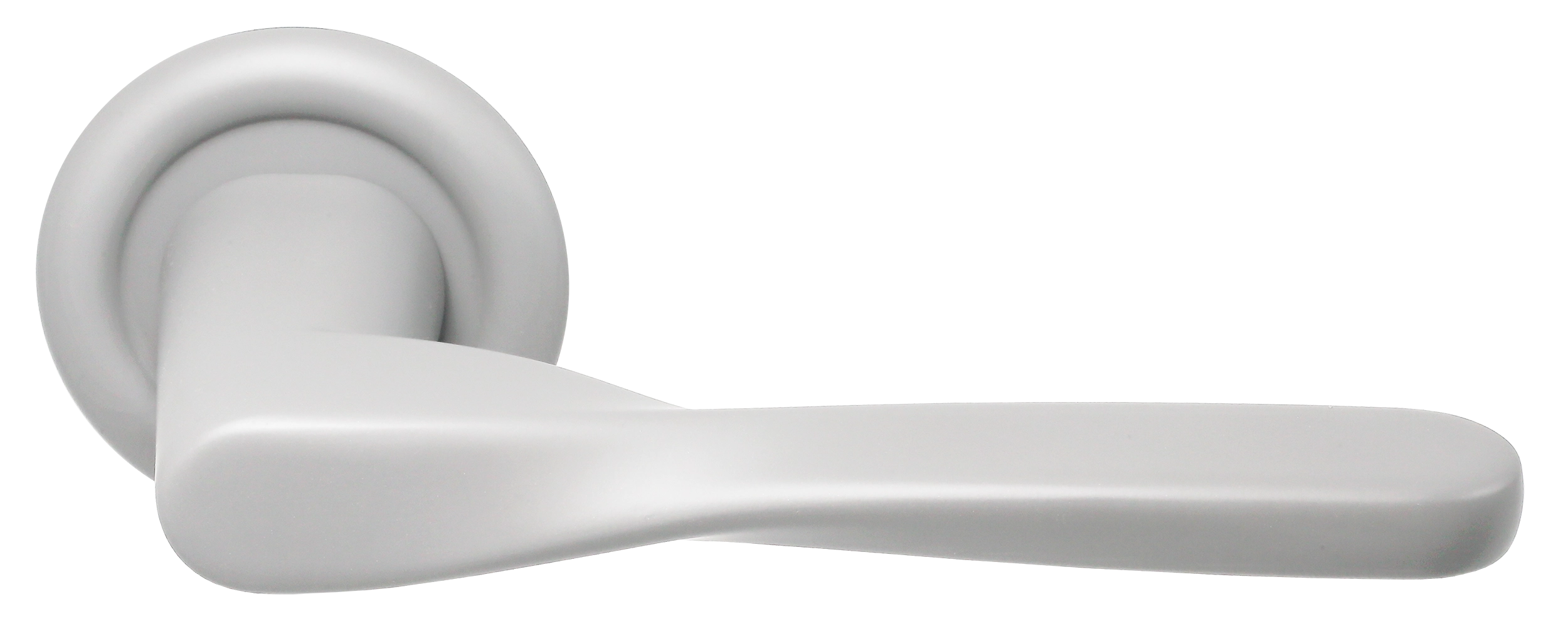 Ручка дверная THE OLYMPICS R7 SSW на круглой розетке, цвет Стокгольмский снегопад/Stockholm Snowfall фото купить Тула