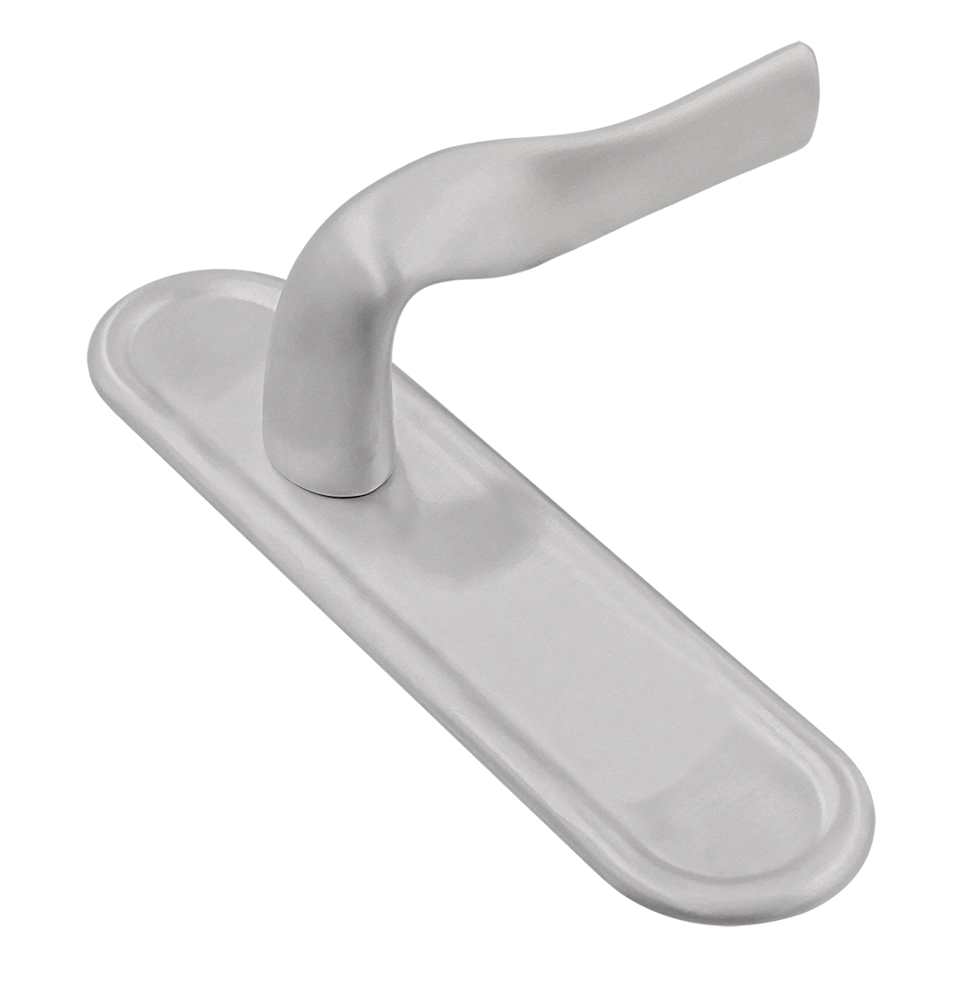 Ручка дверная LVB PLR SSW на планке, цвет Стокгольмский снегопад/Stockholm Snowfall фото купить Тула