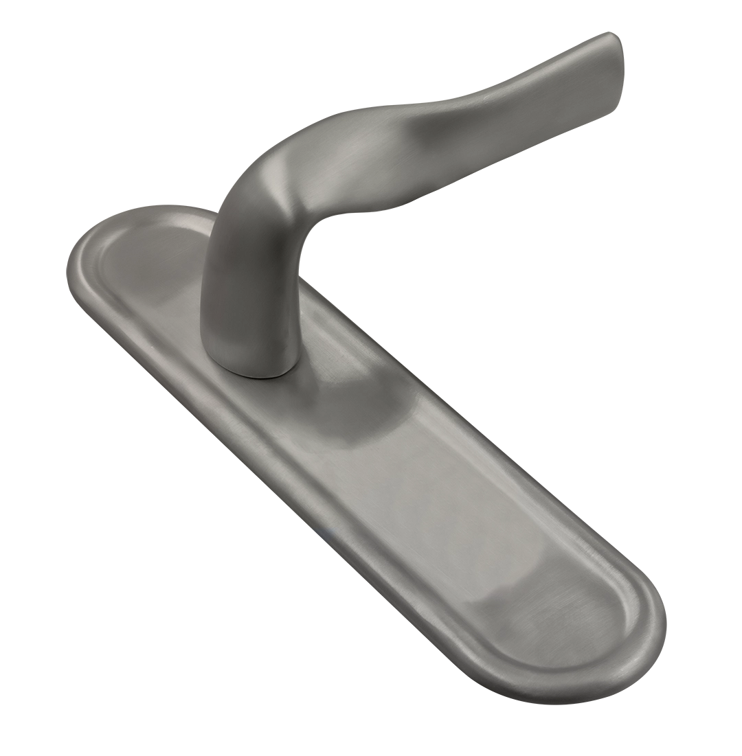 Ручка дверная LVB PLR WF на планке, цвет Зимняя стужа/Winter Frost фото купить Тула