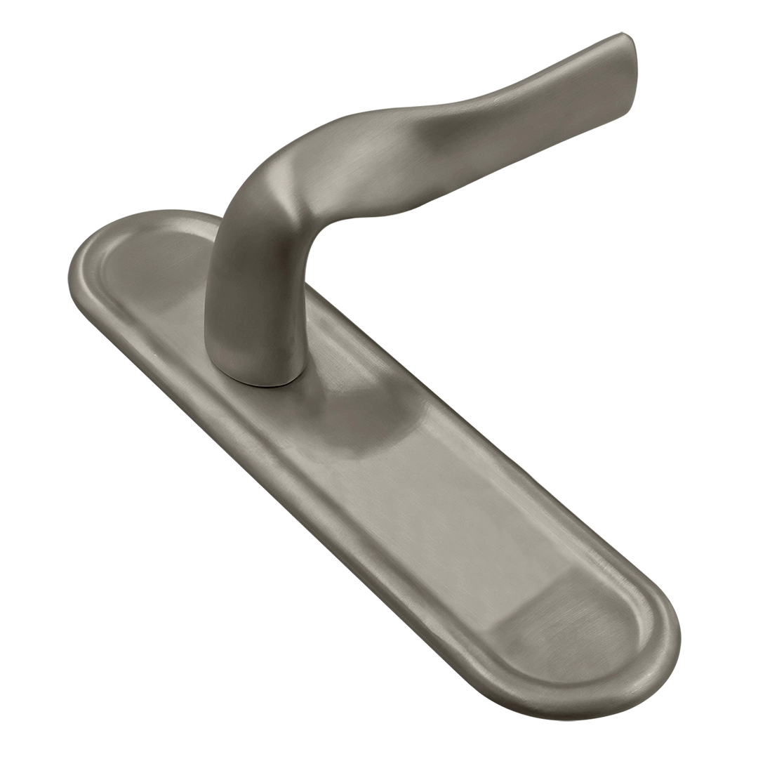 Ручка дверная LVB PLR SMI на планке, цвет Весенняя дымка/Spring Mist фото купить Тула