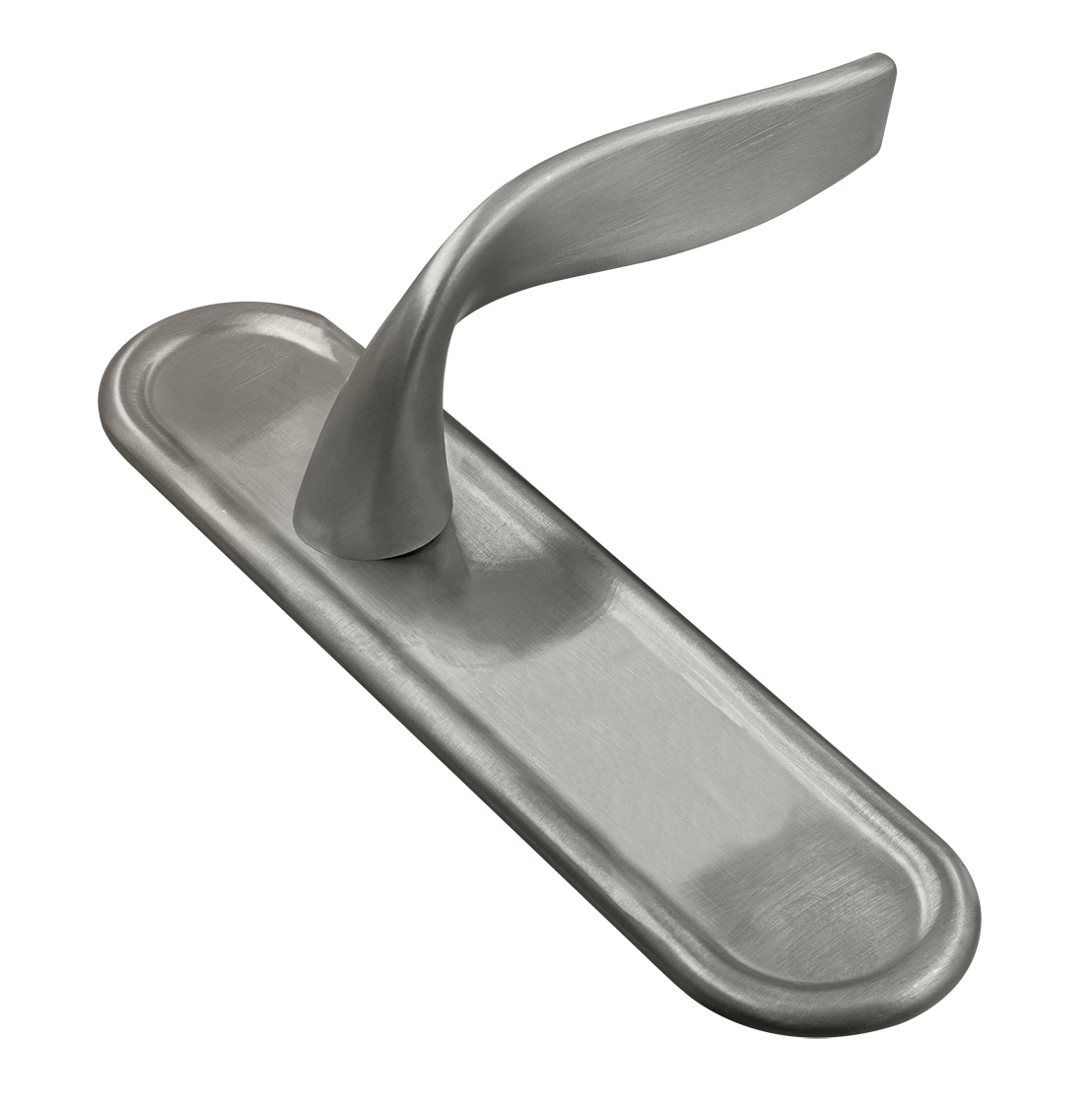 Ручка дверная SKYSCRAPER PLR WF на планке, цвет Зимняя стужа/Winter Frost фото купить Тула