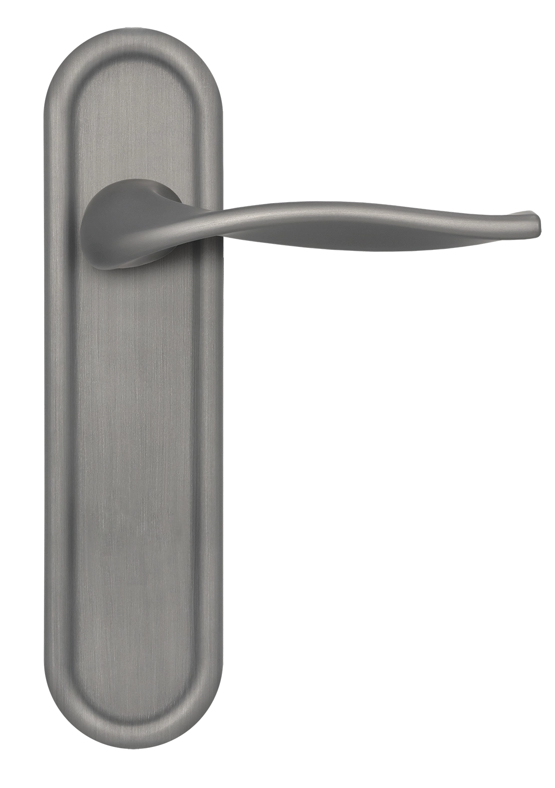 Ручка дверная SKYSCRAPER PLR WF на планке, цвет Зимняя стужа/Winter Frost фото купить в Туле