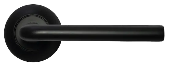 КОЛОННА, ручка дверная MH-03 BL, цвет - черный фото купить в Туле
