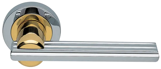 ORCHIDEA R2 COT, ручка дверная, цвет - глянцевый хром/золото фото купить Тула