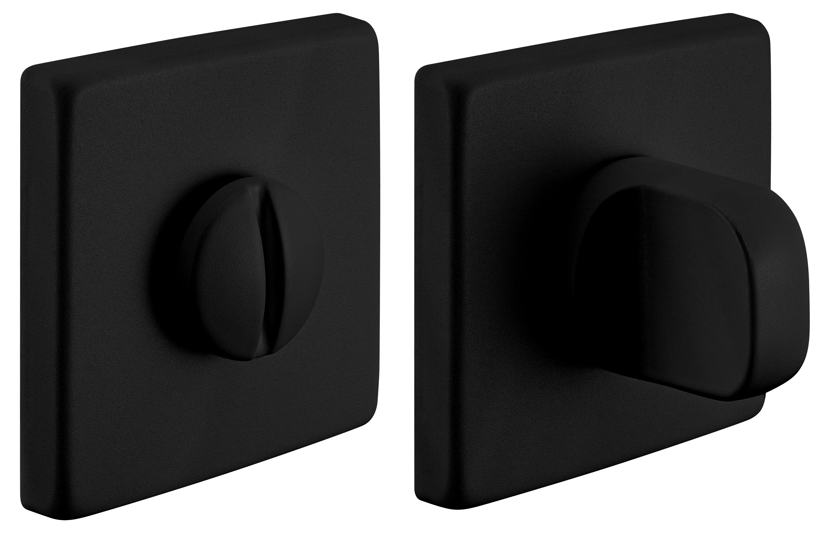 LUX-WC-S5 NERO, завертка дверная, цвет - черный фото купить Тула