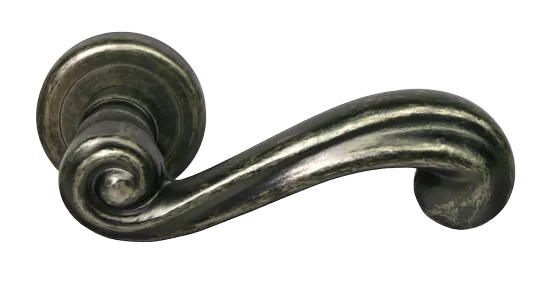 PLAZA, ручка дверная CC-1 FEA, цвет - состаренное серебро фото купить Тула