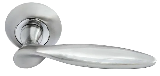 КУПОЛ, ручка дверная MH-09 SN, цвет - белый никель фото купить Тула