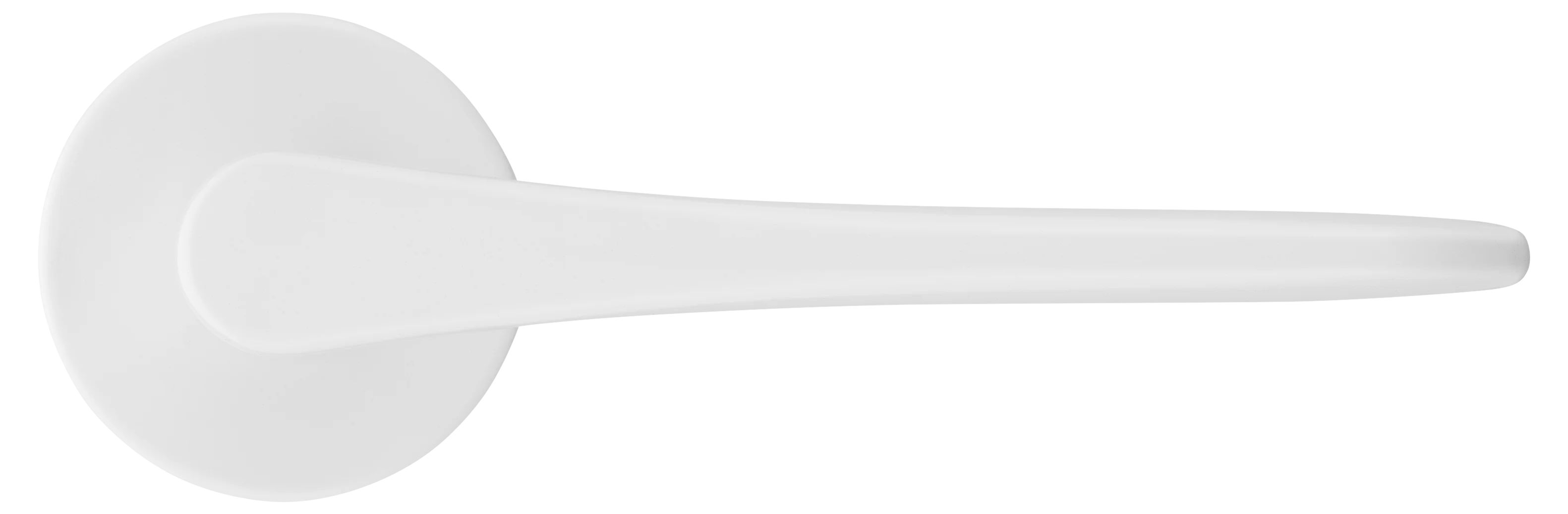 AULA R5 BIA, ручка дверная на розетке 7мм, цвет -  белый фото купить в Туле