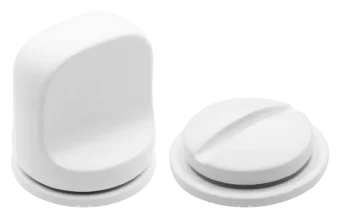 LUX-WC-RM BIA, завертка сантехническая, цвет - белый