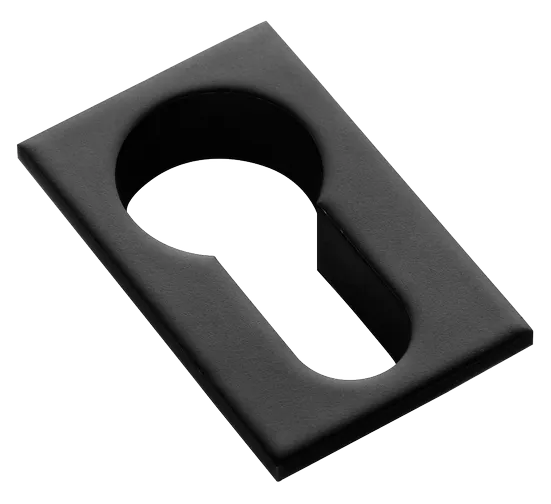 LUX-KH-SM NERO, накладка на евроцилиндр, цвет - черный фото купить Тула