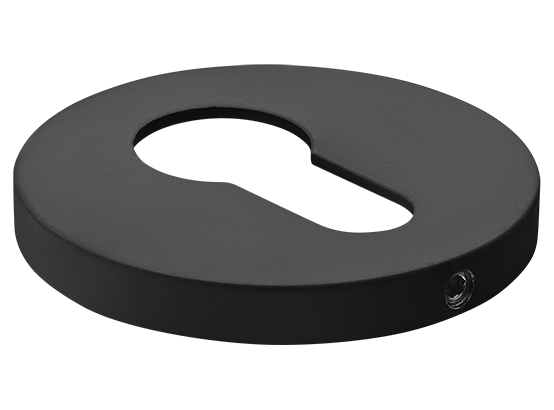 Накладка на ключевой цилиндр, на круглой розетке 6 мм, MH-KH-R6 BL, цвет - чёрный фото купить Тула