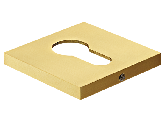 Накладка на ключевой цилиндр, на квадратной розетке 6 мм, MH-KH-S6 MSG, цвет - мат. сатинированное золото фото купить Тула