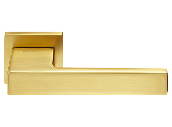 LOT ручка дверная на квадратной розетке 6 мм MH-56-S6 MSG, цвет - мат.сатинированное золото фото купить Тула