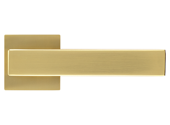LOT ручка дверная на квадратной розетке 6 мм MH-56-S6 MSG, цвет - мат.сатинированное золото фото купить в Туле